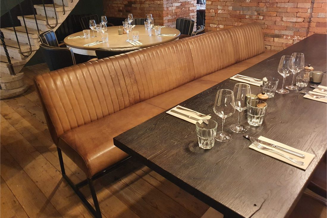 banquette sur mesure restaurant